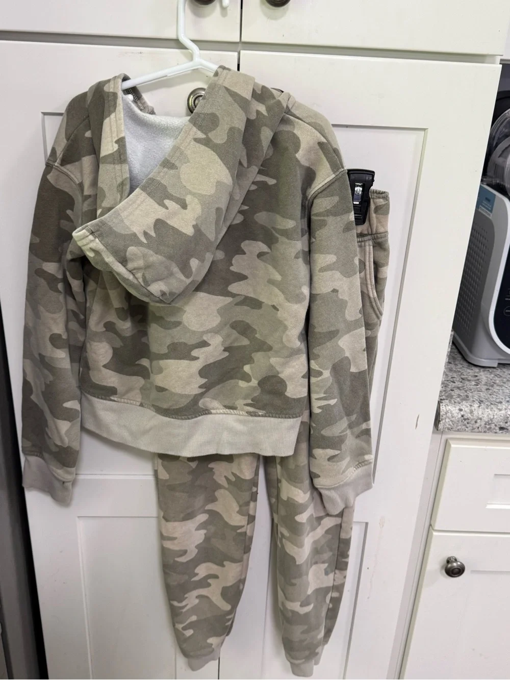 Soho Kids Olive Camo Zip Hoodie & Joggers
